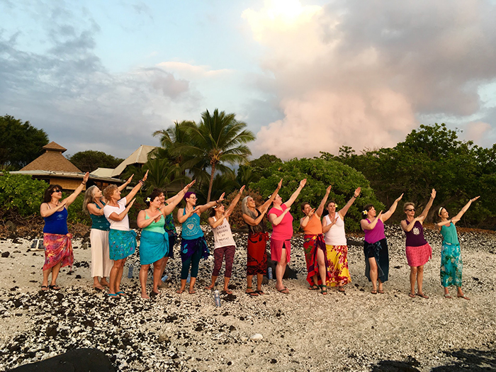 Women Quest on the beach during our women's retreat Hawaii