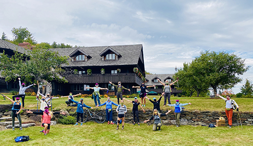 Women on a retreat in Vermont