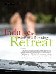 Cover of Women's Running Magazine 2010