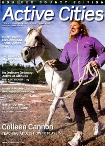 Cover of Active Cities, March 2007. Featuring Colleen Cannon