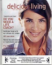 Cover of Delicious Living, October 2002