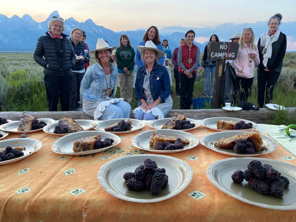 A picnic during our Jackson Hole retreat